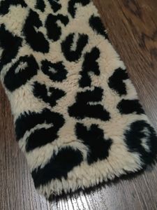 Leopard Print Fur Long Coat