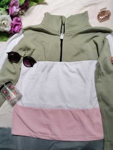 Colorblock Half-Zip Fleece Sweatshirt | Cozy Winte