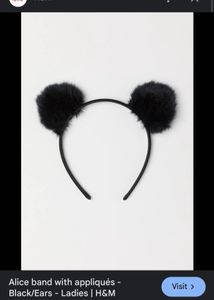Fuzzy Bear Ear Headband