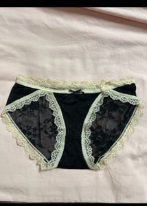 Lace Trim Panties Set
