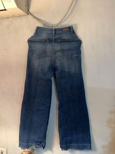 Wide Leg Denim Jeans