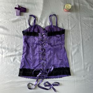 Bustier Satin Lace Corset
