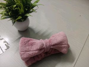 Pink Bow Headband