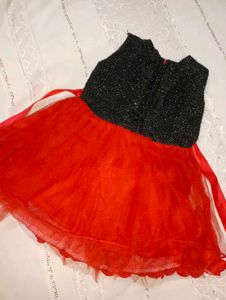 Red &amp; Black Party Dress