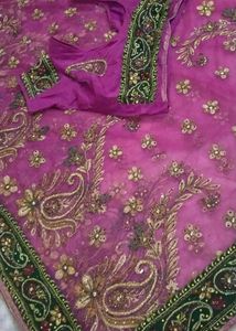 Full Work Saree With Blouse ✨