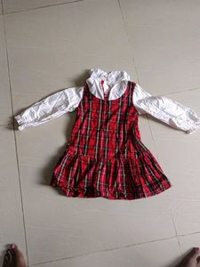 Girls Plaid Dress