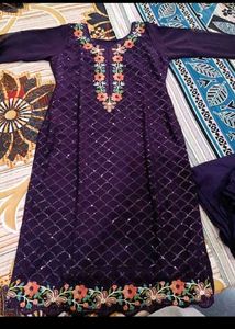 Elegant Embroidered Kurta Set