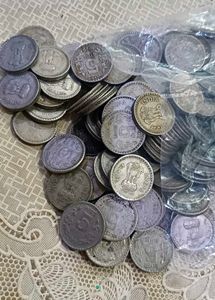 5 Ruppee Vintage Indian Coins