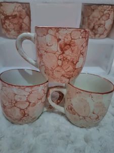 Beautiful Marble Texture Design Tea Cup