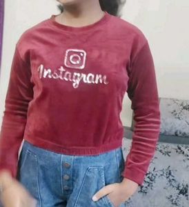 Instagram Graphic Sweatshirt
