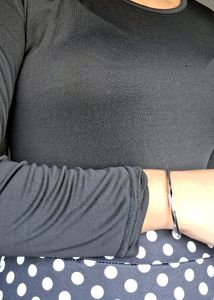 One Piece Black And White Polka Dots