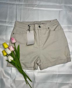 Cute White Denim Shorts