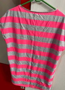 Pink Striped T-Shirt