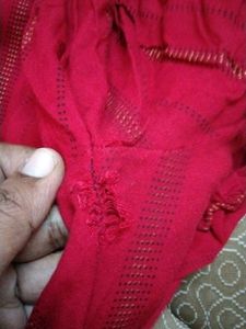 Avaasa Red Kurti