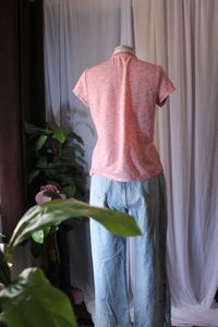 United Colors Of Benetton Pink Heathered Top