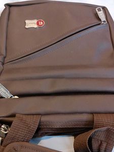 Stylish Brown Backpack For Men