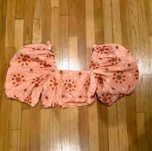 Zara Embroidered Crop Top- New With Tags