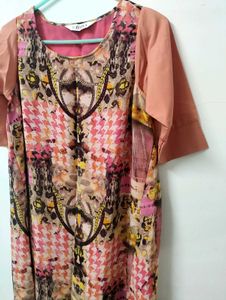 Multicolour Kurtha