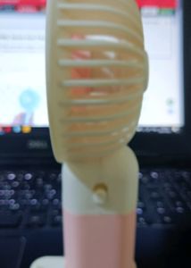 Mini Fan Portable ,rechargeable Fan Via Usb Along With Holding Stand