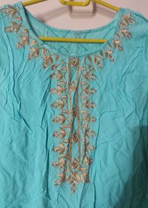 Cotton Kurti With Cotto
