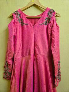 Elegant Embroidered Ethnic Gown