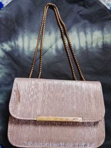 Sparkly Gold Chain Bag