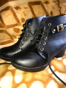 Black Leather Boots