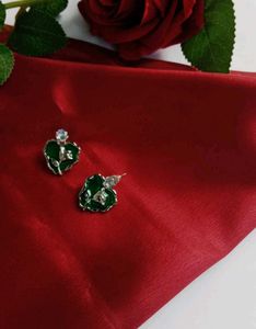 Eternal Rose Heart Earrings 💗✨