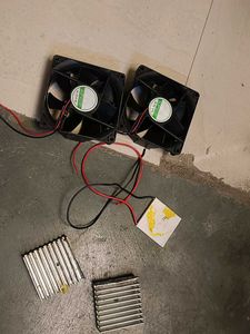Peltier Module With Cpu Fan And Heat Sink