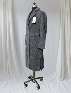 Striped Trench Coat
