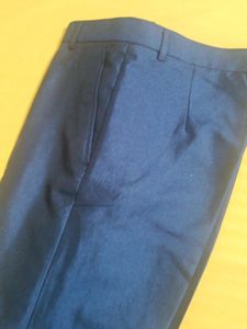 Men Blue Solid Slim-fit Blazer &amp; Pant (Men Suit)