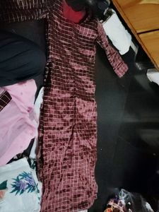 Wine Color Kurti