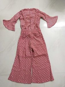 Peach Colour Partywear Dress