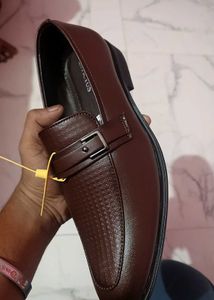 Invictus Brown Leather Loafers