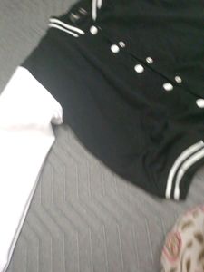 Back White Korean Jacket