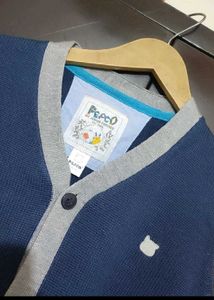 Navy Blue &amp; Musturd Sweater For Baby Boy 4-5 Year