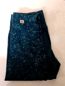 Green Mid Length Leggings