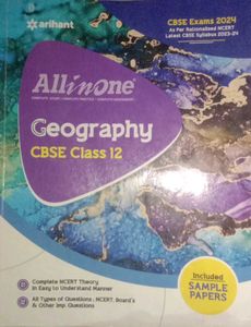 Arihant Geography Refrence Book For Class 12