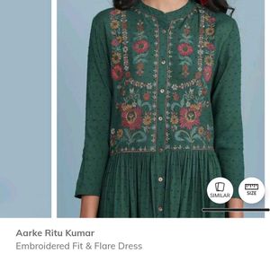 Ritu Kumar Embroidered maxi jacket Dress