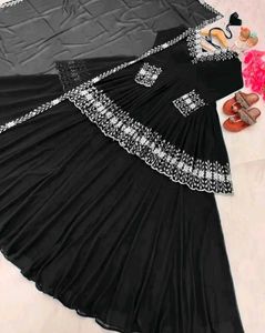 Elegant Black Saree