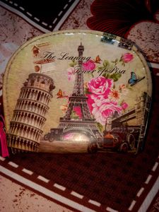 Vintage Travel Coin Purse