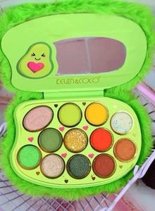 KEVIN&amp;COCO AVACADO GREEN FUR Eyeshadow Palette