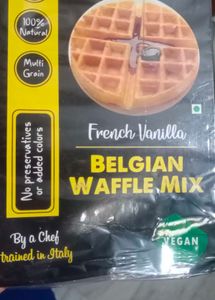 Waffle Maker With Belgian Wafflle Mix Powder