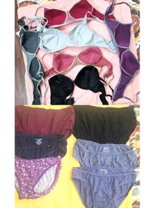 6 Pairs Of Floret Bra &  Jockey Panty (XL)