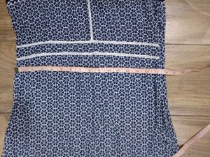 Mineral Blue &amp; White Sleeveless Maxi Kurta 👗