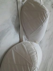 White PADDED Bra