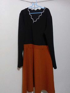 Retro Color Block Dress