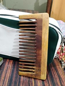 Wide Toothed Wooden  Neem Comb