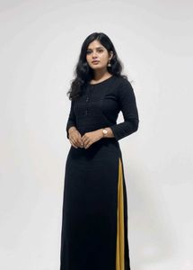 Elegant Black Kurta