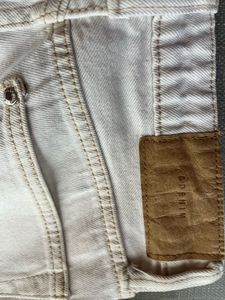 White Straight Leg Jeans